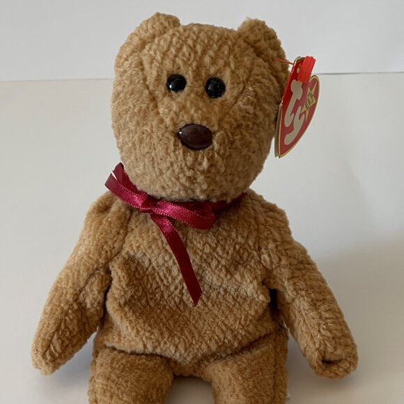 TY Beanie Babies - Curly - 1996 Original Retired (Brown Nose) - Style 4052 - Picture 4 of 14
